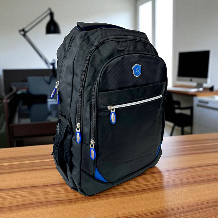 Rucsac Fashion albastru, 45 x 35 x 20 cm, 3 compartimente, RS29 [4]