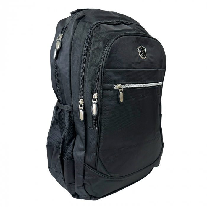 Rucsac Fashion negru, 45 x 35 x 20 cm, 3 compartimente, RS28 [2]
