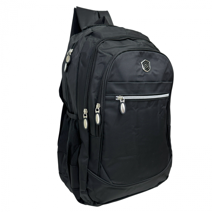Rucsac Fashion negru, 45 x 35 x 20 cm, 3 compartimente, RS28 [1]