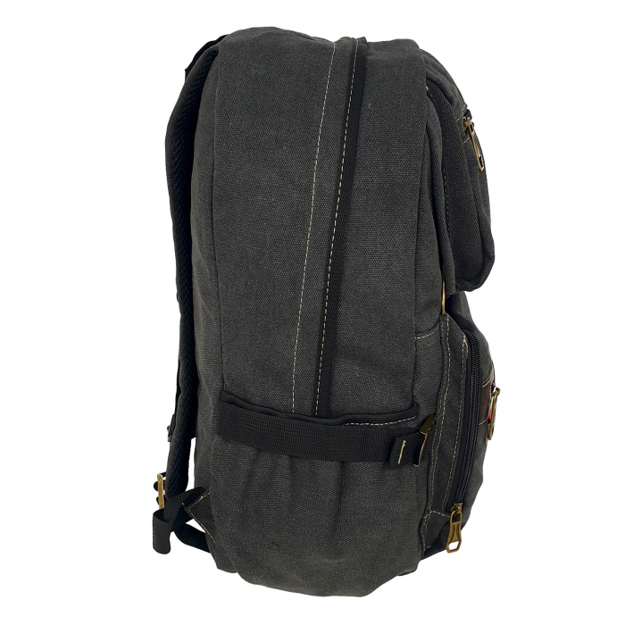 Rucsac gri denim, 45 x 35 x 20 cm, 2 compartimente, RS15 [2]