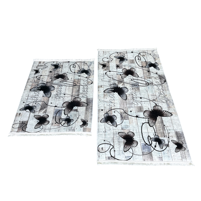 Set 2 Covoare bucătărie antiderapante 60x80 cm + 60x120 cm, CBU300 [12]