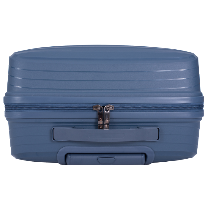 Set 2 trolere M+S, Polipropilenă flexibilă anti-casabilă, 4 roți, bleumarin [8]