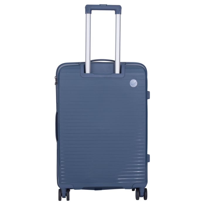 Set 2 trolere M+S, Polipropilenă flexibilă anti-casabilă, 4 roți, bleumarin [4]