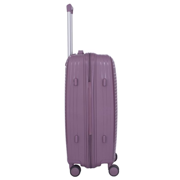 Set 2 trolere M+S, Polipropilenă flexibilă anti-casabilă, 4 roți, mov [5]