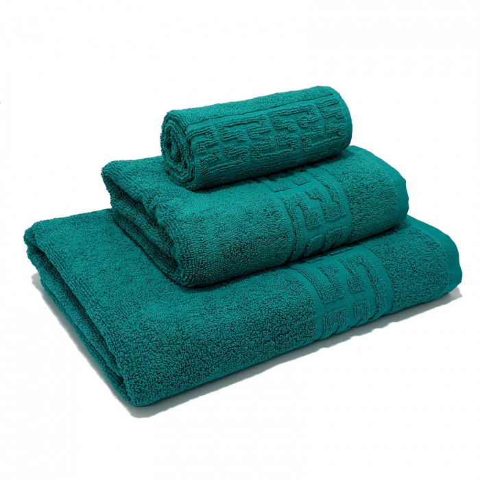 Set 3 prosoape de baie 70x130 cm, 50x90 cm, 30x50 cm, bumbac [1]