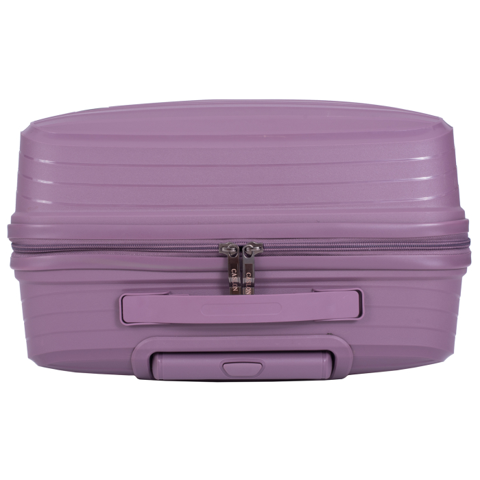 Set 3 trolere L+M+S, Polipropilenă flexibilă anti-casabilă, 4 roți duble, mov [10]