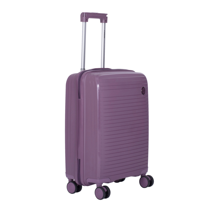 Set 3 trolere L+M+S, Polipropilenă flexibilă anti-casabilă, 4 roți duble, mov [4]