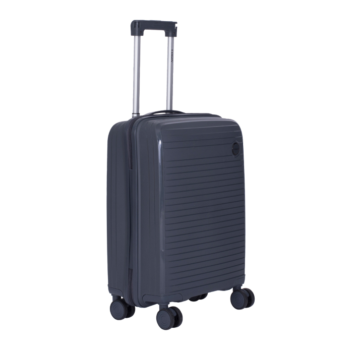 Set 3 trolere L+M+S, Polipropilenă flexibilă anti-casabilă, 4 roți duble, gri [4]
