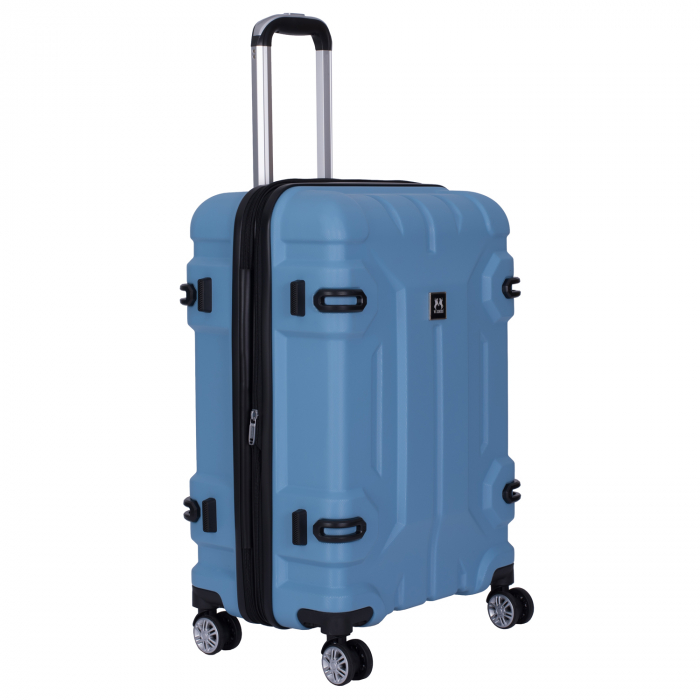 Set 4 valize troler ABS, 4 roți, 4 dimensiuni, albastru, TRC210 [4]