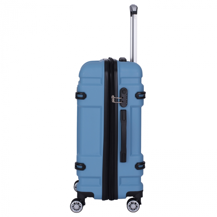 Set 4 valize troler ABS, 4 roți, 4 dimensiuni, albastru, TRC210 [6]