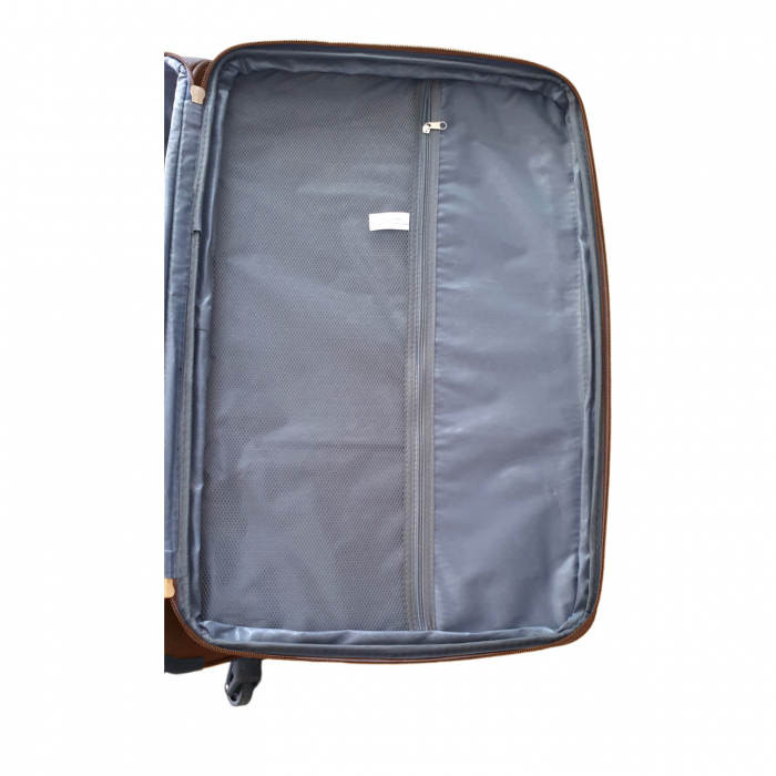 Set 3 valize troler material textil, 4 roți, maro, 3 dimensiuni, TRC31 [8]