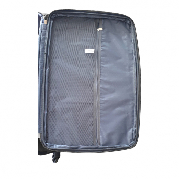 Set 3 valize troler material textil, 4 roți, mov, 3 dimensiuni, TRC91 [7]