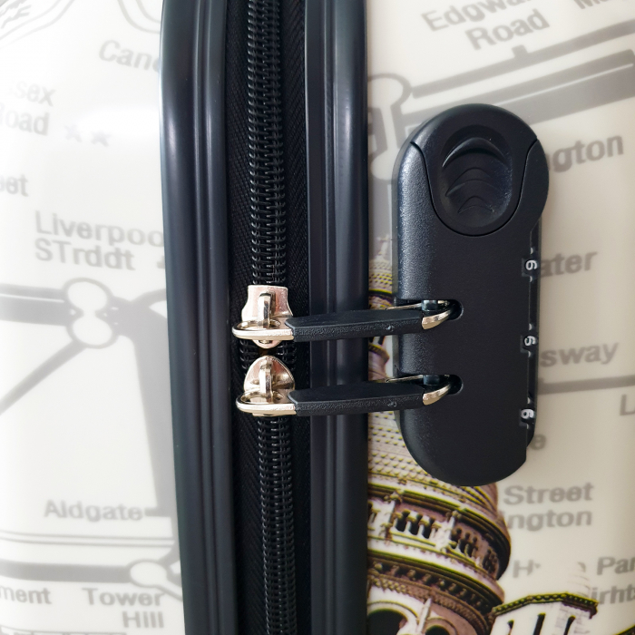 Set 3 valize troler ABS, 4 roți, Paris, 3 dimensiuni, TRC55 [7]