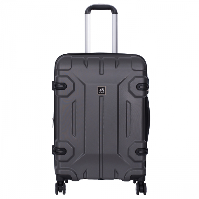 Set 4 valize troler ABS, 4 roți, 4 dimensiuni, gri, TRC212 [3]
