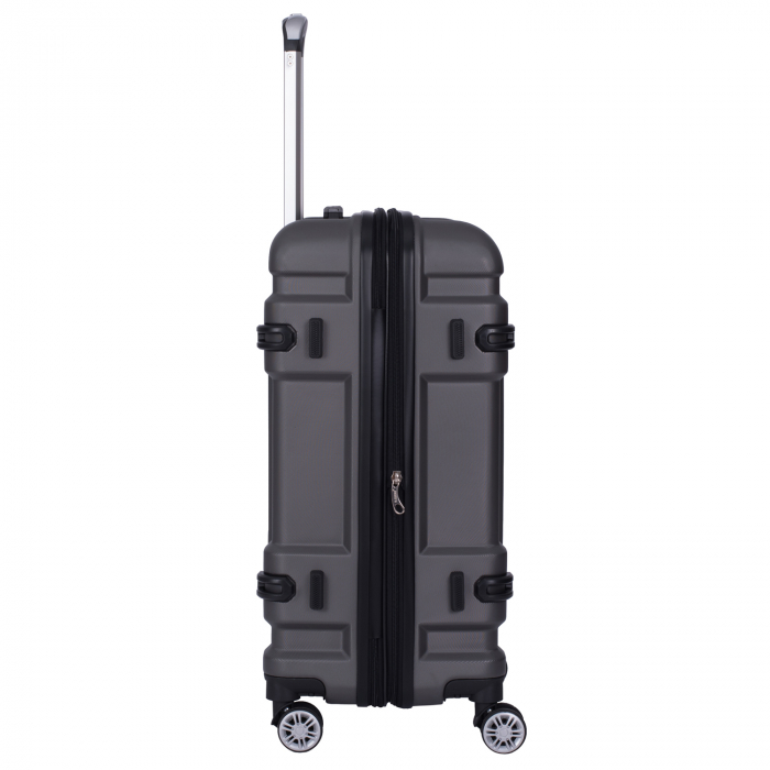 Set 4 valize troler ABS, 4 roți, 4 dimensiuni, gri, TRC212 [6]