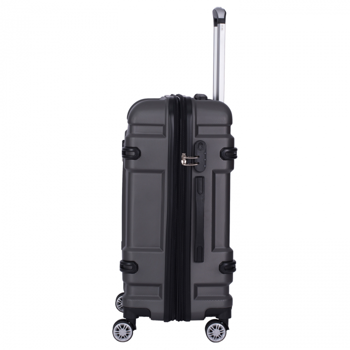 Set 4 valize troler ABS, 4 roți, 4 dimensiuni, gri, TRC212 [7]