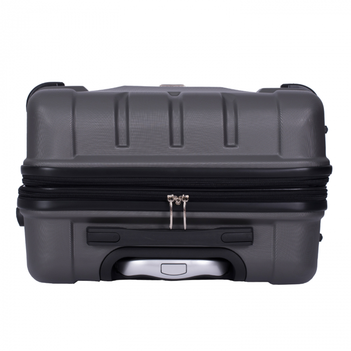 Set 4 valize troler ABS, 4 roți, 4 dimensiuni, gri, TRC212 [8]