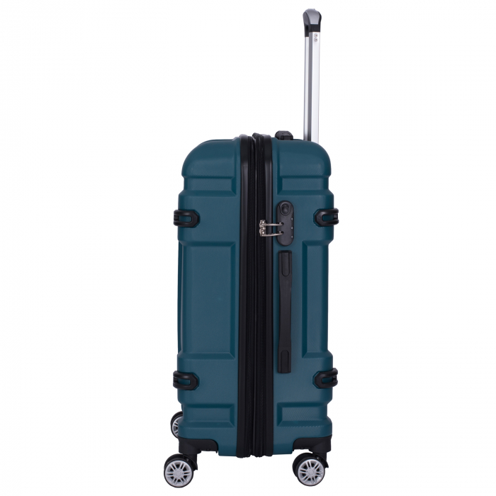 Set 4 valize troler ABS, 4 roți, 4 dimensiuni, verde, TRC211 [6]