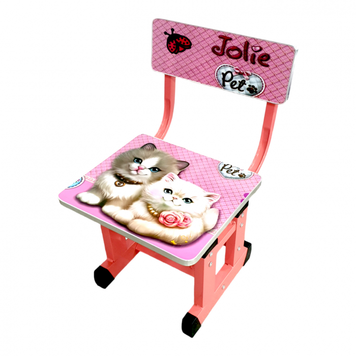 Set birou cu scăunel, metalic + MDF, 69x45 cm, reglabil pe înălțime, MC07 [6]