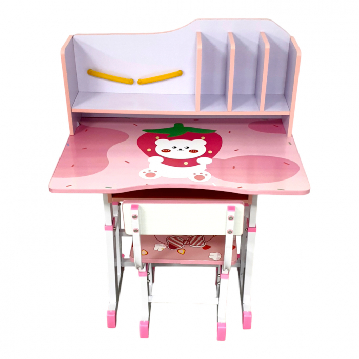 Set birou cu scăunel, metalic + MDF, 69x45 cm, reglabil pe înălțime, MC09 [4]