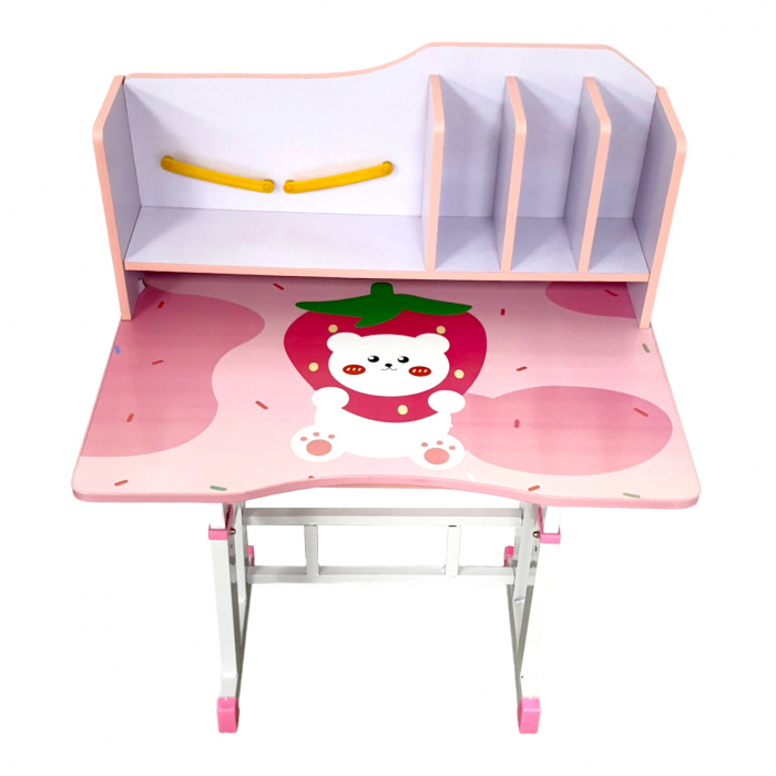 Set birou cu scăunel, metalic + MDF, 69x45 cm, reglabil pe înălțime, MC09 [6]