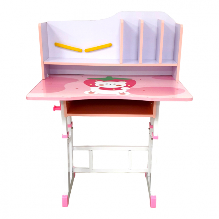 Set birou cu scăunel, metalic + MDF, 69x45 cm, reglabil pe înălțime, MC09 [7]