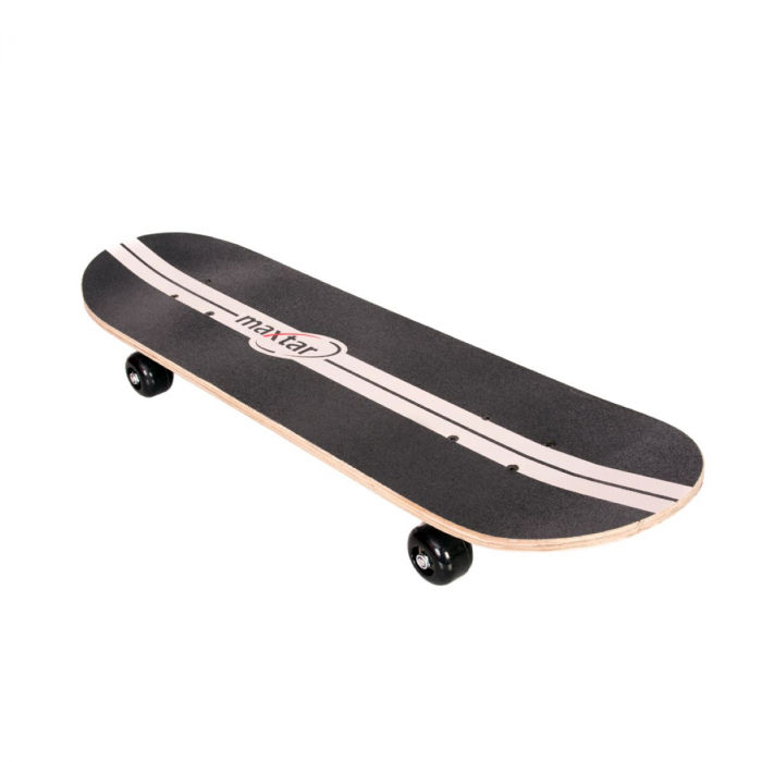 Skateboard Maxtar Blazer, începători, negru [4]