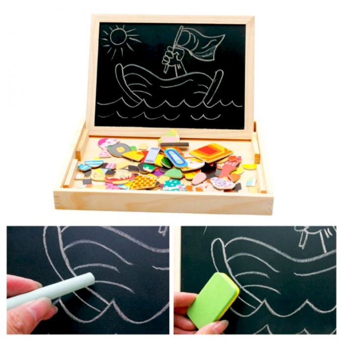Tabliță magnetică cu față dublă puzzle JC84 [4]