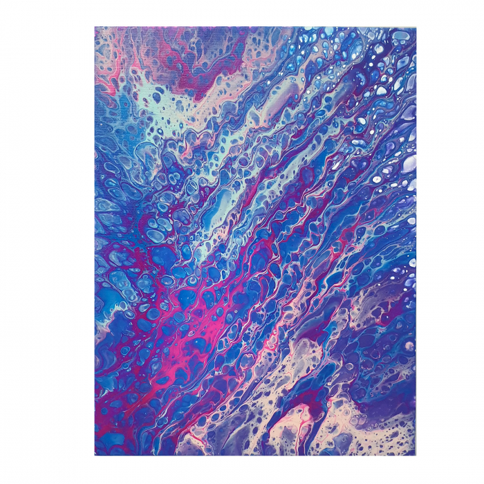 Tablou pictat manual, acrilic pe pânză, 30 x 40 cm [2]