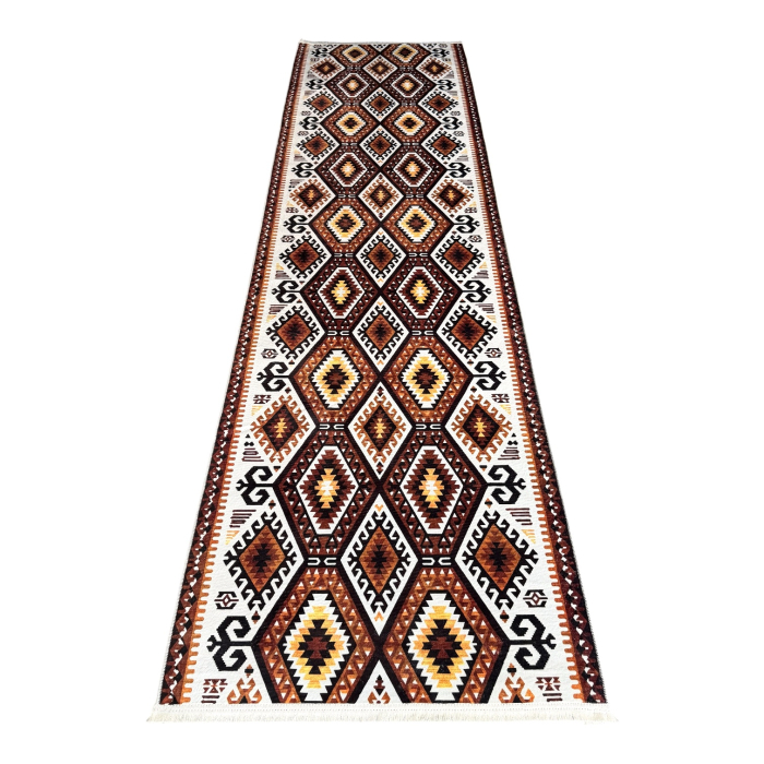 Traversă hol antiderapantă, 80x300 cm, Model Etnic Maro, TRV2292 [7]