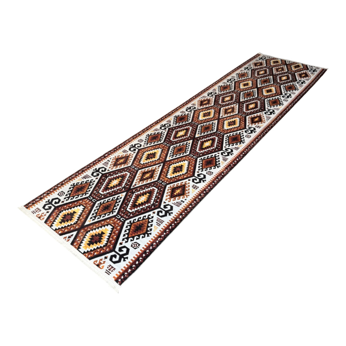 Traversă hol antiderapantă, 80x300 cm, Model Etnic Maro, TRV2292 [8]