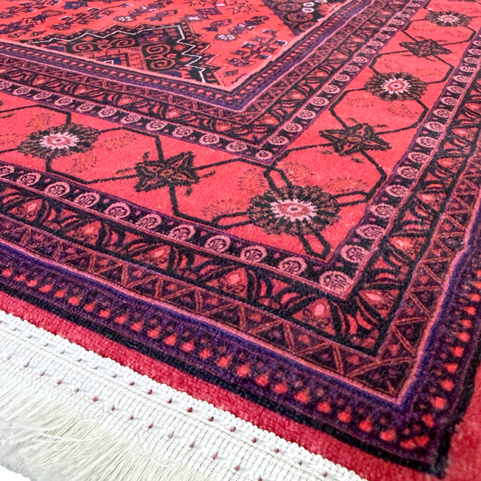 Traversă hol antiderapantă, 80x300 cm, model etnic oriental clasic [5]