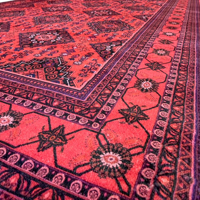 Traversă hol antiderapantă, 80x300 cm, model etnic oriental clasic [6]