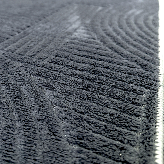 Traversă hol antiderapantă, 80x300 cm, soft 3D, model acolade, antracit [5]