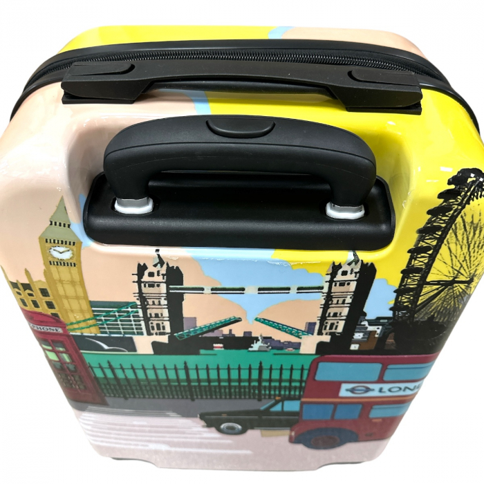 Troler cabină avion, 50x32x20 cm, 4 roți, ABS, Londra, TRC123 [4]