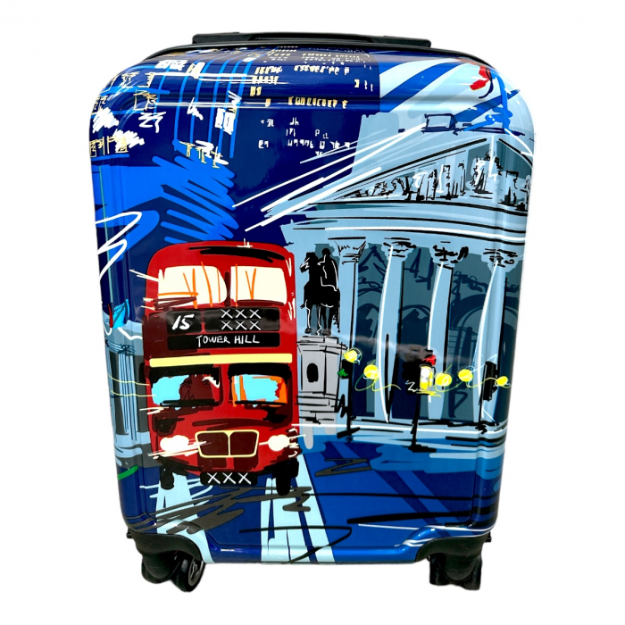 Troler cabină avion, 50x32x20 cm, 4 roți, ABS, Atena, TRC124 [3]