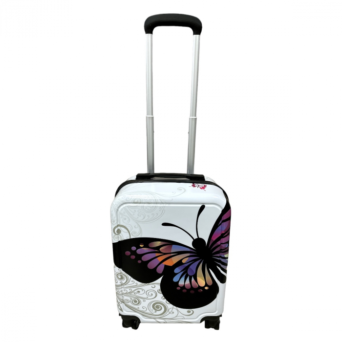 Troler cabină avion, 50x32x20 cm, 4 roți, ABS, diverse culori, TRC120 [2]