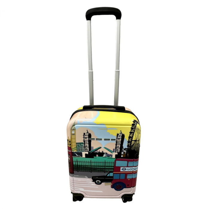 Troler cabină avion, 50x32x20 cm, 4 roți, ABS, Londra, TRC123 [2]