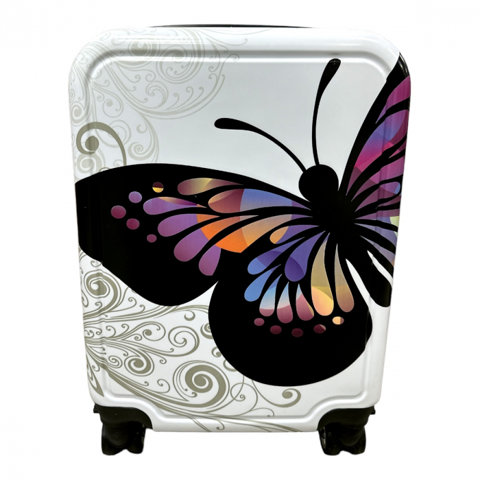 Troler cabină avion, 50x32x20 cm, 4 roți, ABS, diverse culori, TRC120 [3]