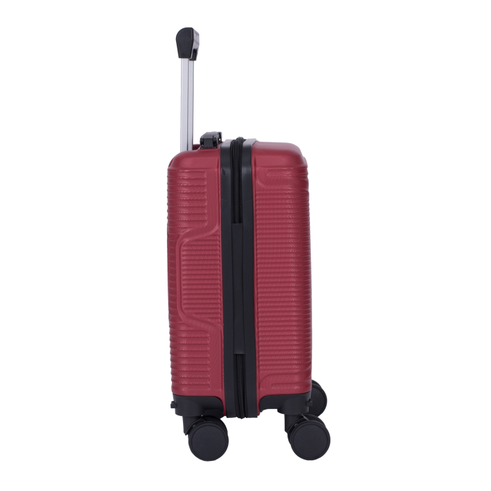 Troler cabină avion, zboruri low-cost, 40x30x20 cm, 4 roți detașabile, ABS, grena [4]