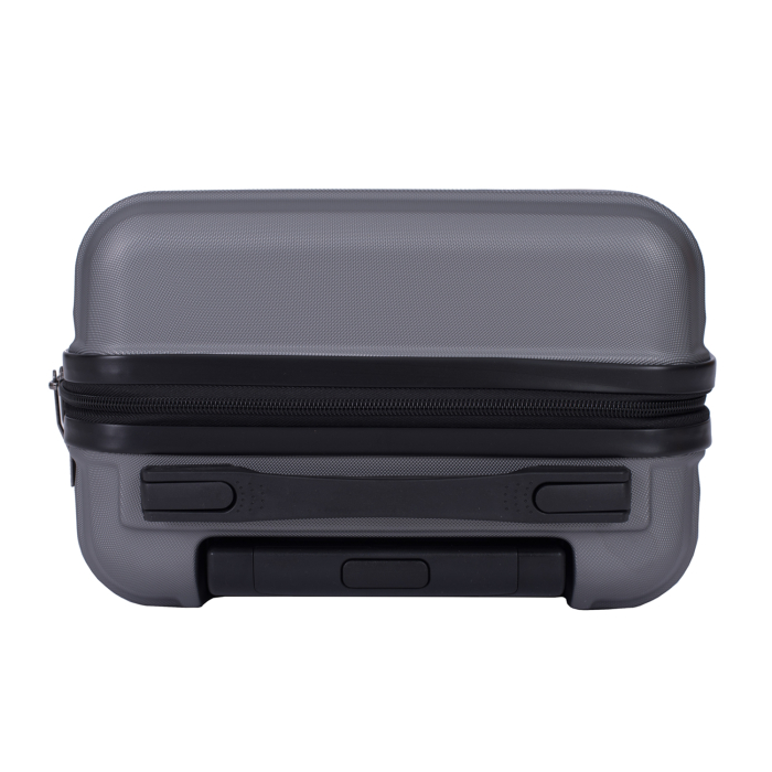 Troler cabină avion, zboruri low-cost, 40x30x20 cm, 4 roți detașabile, ABS, gri [8]