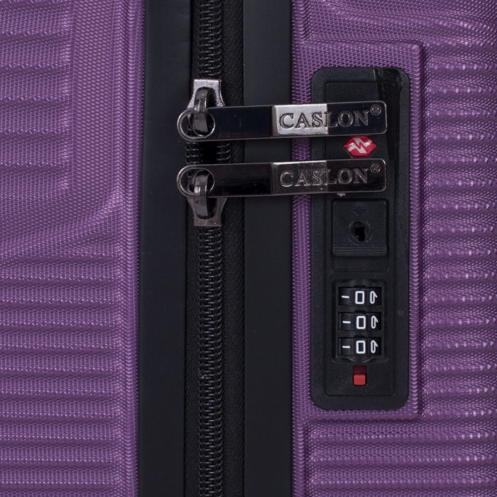 Troler cabină avion, zboruri low-cost, 40x30x20 cm, 4 roți detașabile, ABS, mov [6]