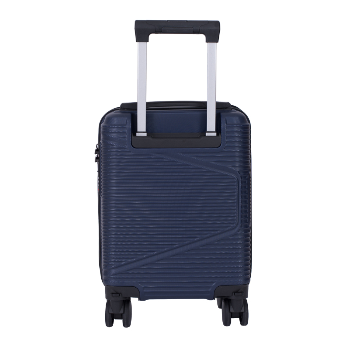 Troler cabină avion, zboruri low-cost, 40x30x20 cm, 4 roți detașabile, ABS, bleumarin [3]