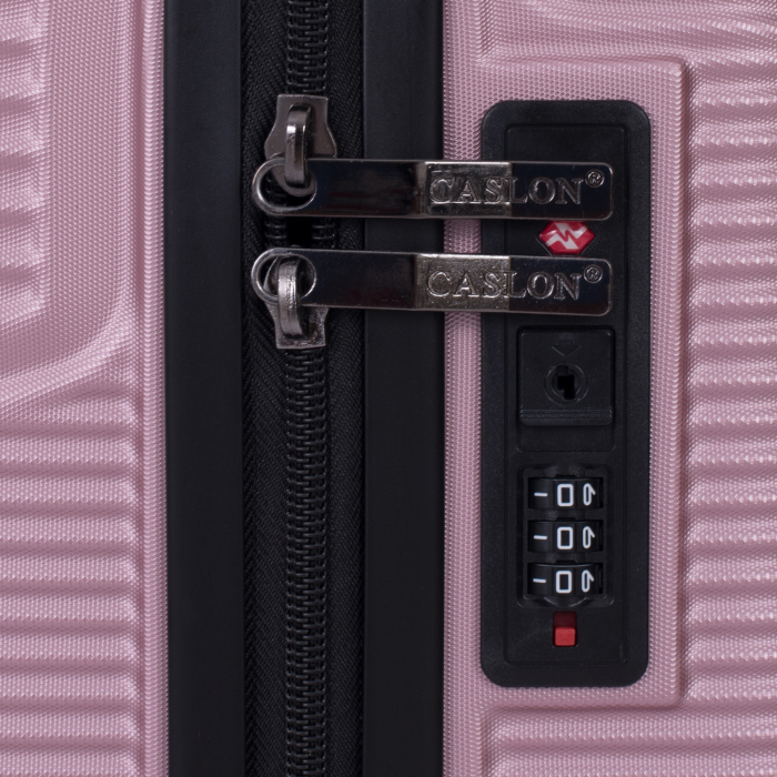 Troler cabină avion, zboruri low-cost, 40x30x20 cm, 4 roți detașabile, ABS, lila [6]