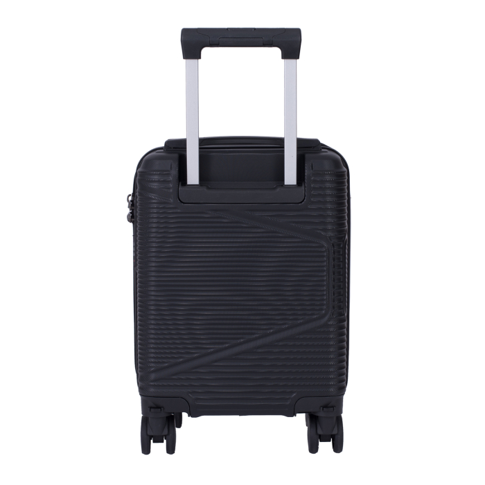 Troler cabină avion, zboruri low-cost, 40x30x20 cm, 4 roți detașabile, ABS, negru [3]