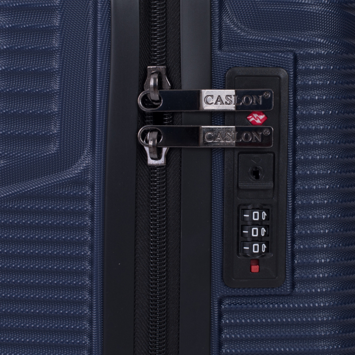 Troler cabină avion, zboruri low-cost, 40x30x20 cm, 4 roți detașabile, ABS, bleumarin [6]