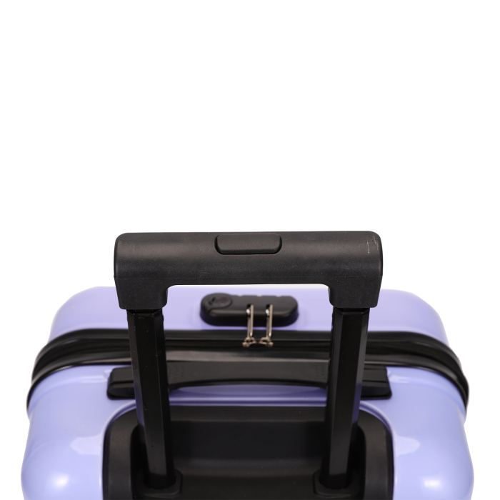 Troler copii 43x35x23 cm, 4 roți, ABS + Policarbonat, model Ursuleț 3D mov [6]