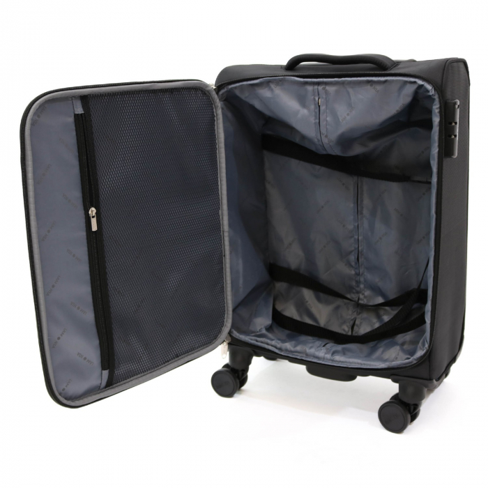 Troler Lamonza KAI, 3 dimensiuni disponibile, Negru [4]