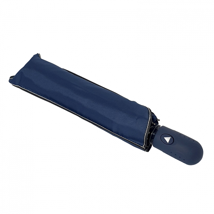Umbrelă pliabilă deschidere automată, antivânt, 100 cm, în husă, uni bleumarin [2]