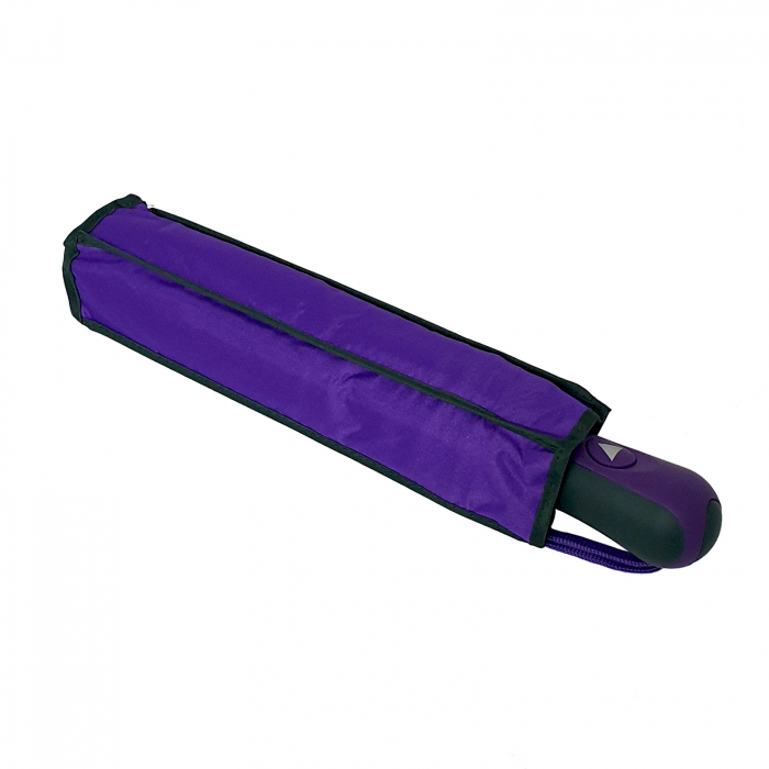 Umbrelă pliabilă deschidere automată, antivânt, 100 cm, în husă, uni mov [2]